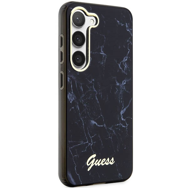 Kryt Guess GUHCS23MPCUMAK Samsung Galaxy S23+ Plus black hardcase Marble