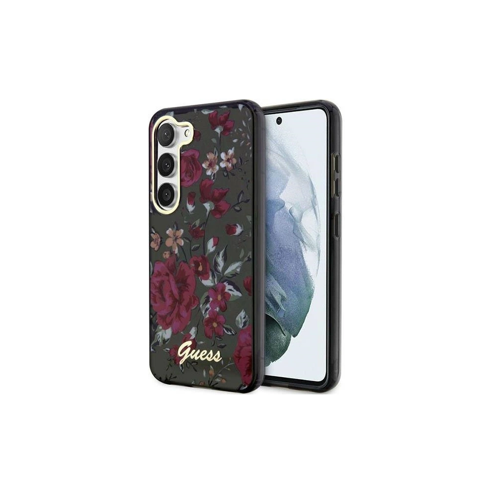 Hurtownia GSM - Etui Guess GUHCS23SHCFWSA Samsung Galaxy S23 verde/khaki hardcase Flower Collection - GUE2417 - {ean13} - Hurt