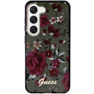 Hurtownia GSM - Etui Guess GUHCS23SHCFWSA Samsung Galaxy S23 zöld/kaki kemény tok Virág Gyűjtemény - GUE2417 - {ean13} - Hurt