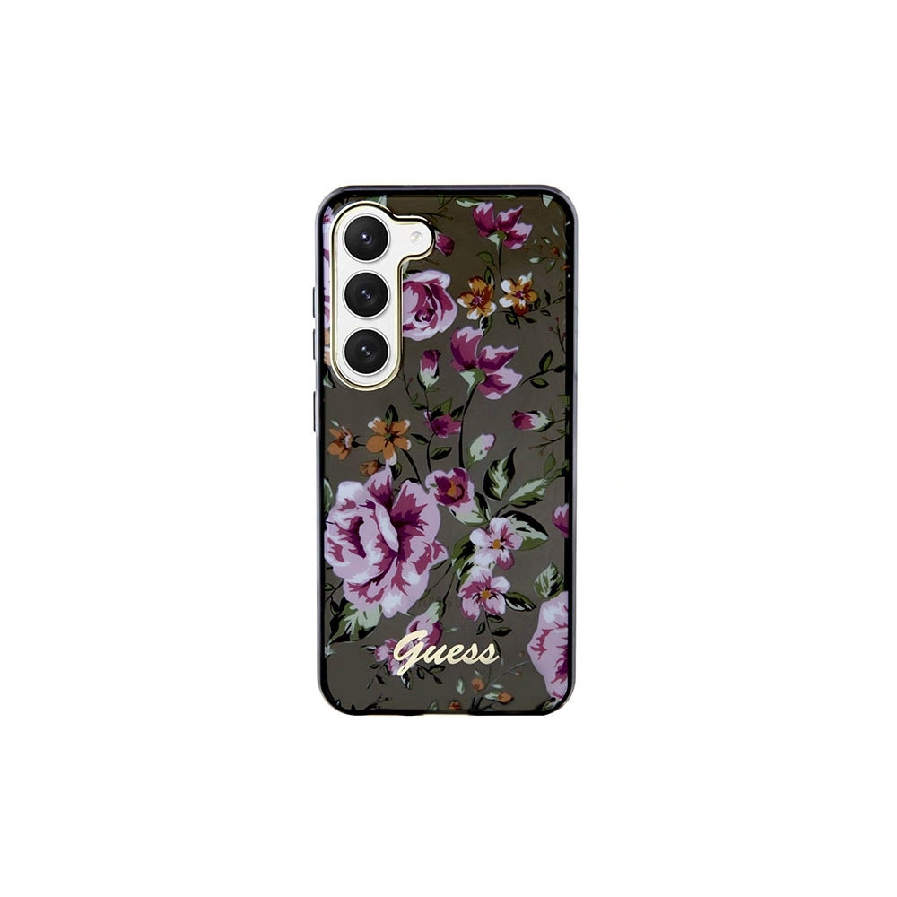 Hurtownia GSM - Etui Guess GUHCS23SHCFWSK Samsung Galaxy S23 fekete/black hardcase Flower Collection - GUE2418 - {ean13} - Hurt