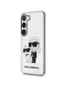 Hurtownia GSM - Etui Karl Lagerfeld KLHCS23MHNKCTGT Samsung Galaxy S23+ Plus carcasă transparentă din plastic Gliter Etui Karl&Choupette - KLD1491 - {ean13} - Hurt