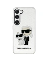 Hurtownia GSM - Etui Karl Lagerfeld KLHCS23MHNKCTGT Samsung Galaxy S23+ Plus carcasă transparentă din plastic Gliter Etui Karl&Choupette - KLD1491 - {ean13} - Hurt