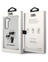 Hurtownia GSM - Etui Karl Lagerfeld KLHCS23MHNKCTGT Samsung Galaxy S23+ Plus átlátszó keménytok Gliter Etui Karl&Choupette - KLD1491 - {ean13} - Hurt