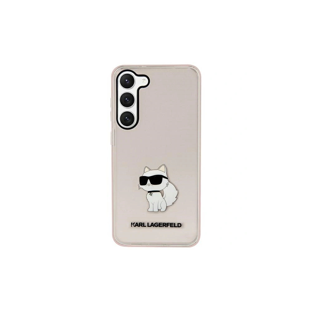 Hurtownia GSM - Etui Karl Lagerfeld KLHCS23SHNCHTCP Samsung Galaxy S23 rózsaszín/pink kemény tok Ikonik Choupette - KLD1493 - {ean13} - Hurt