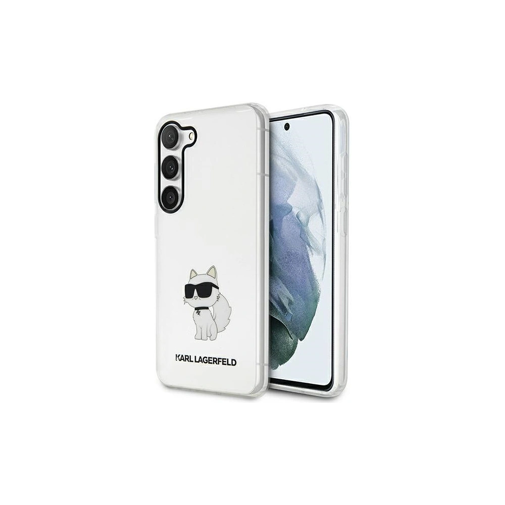 Hurtownia GSM - Etui Karl Lagerfeld KLHCS23SHNCHTCT Samsung Galaxy S23 átlátszó kemény tok Ikonik Choupette - KLD1494 - {ean13} - Hurt