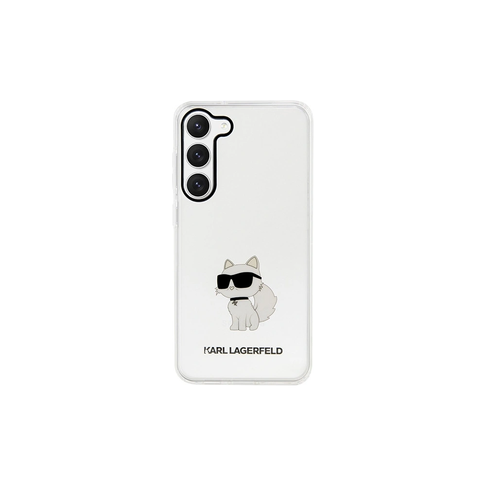 Hurtownia GSM - Etui Karl Lagerfeld KLHCS23SHNCHTCT Samsung Galaxy S23 átlátszó kemény tok Ikonik Choupette - KLD1494 - {ean13} - Hurt
