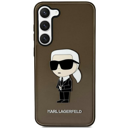 Karl Lagerfeld Distributor - 3666339117764 - KLD1495 - Karl Lagerfeld KLHCS23SHNIKTCK Samsung Galaxy S23 black hardcase Ikonik Karl Lagerfeld - B2B homescreen