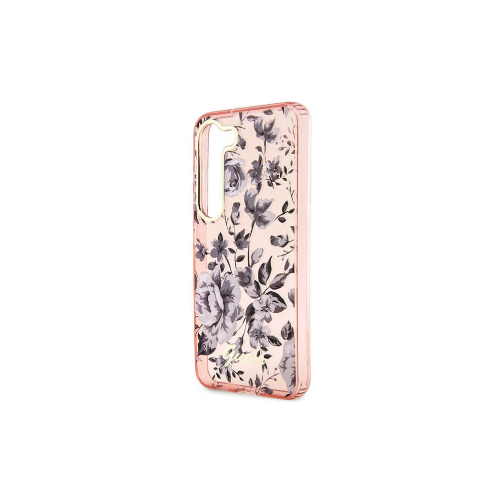 Hurtownia GSM - Etui Guess GUHCS23SHCFWSP Samsung Galaxy S23 rózsaszín/pink kemény tok Virággyűjtemény - GUE2419 - {ean13} - Hurt