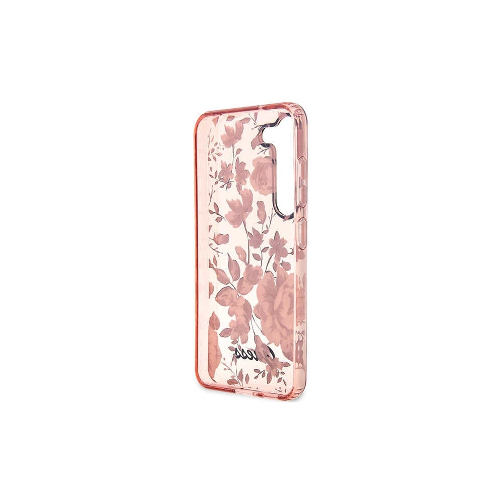 Hurtownia GSM - Etui Guess GUHCS23SHCFWSP Samsung Galaxy S23 rózsaszín/pink kemény tok Virággyűjtemény - GUE2419 - {ean13} - Hurt