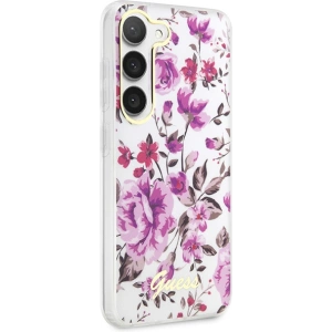 Hurtownia GSM - Etui Guess GUHCS23SHCFWST Samsung Galaxy S23 fehér/white hardcase Flower Collection - GUE2420 - {ean13} - Hurt