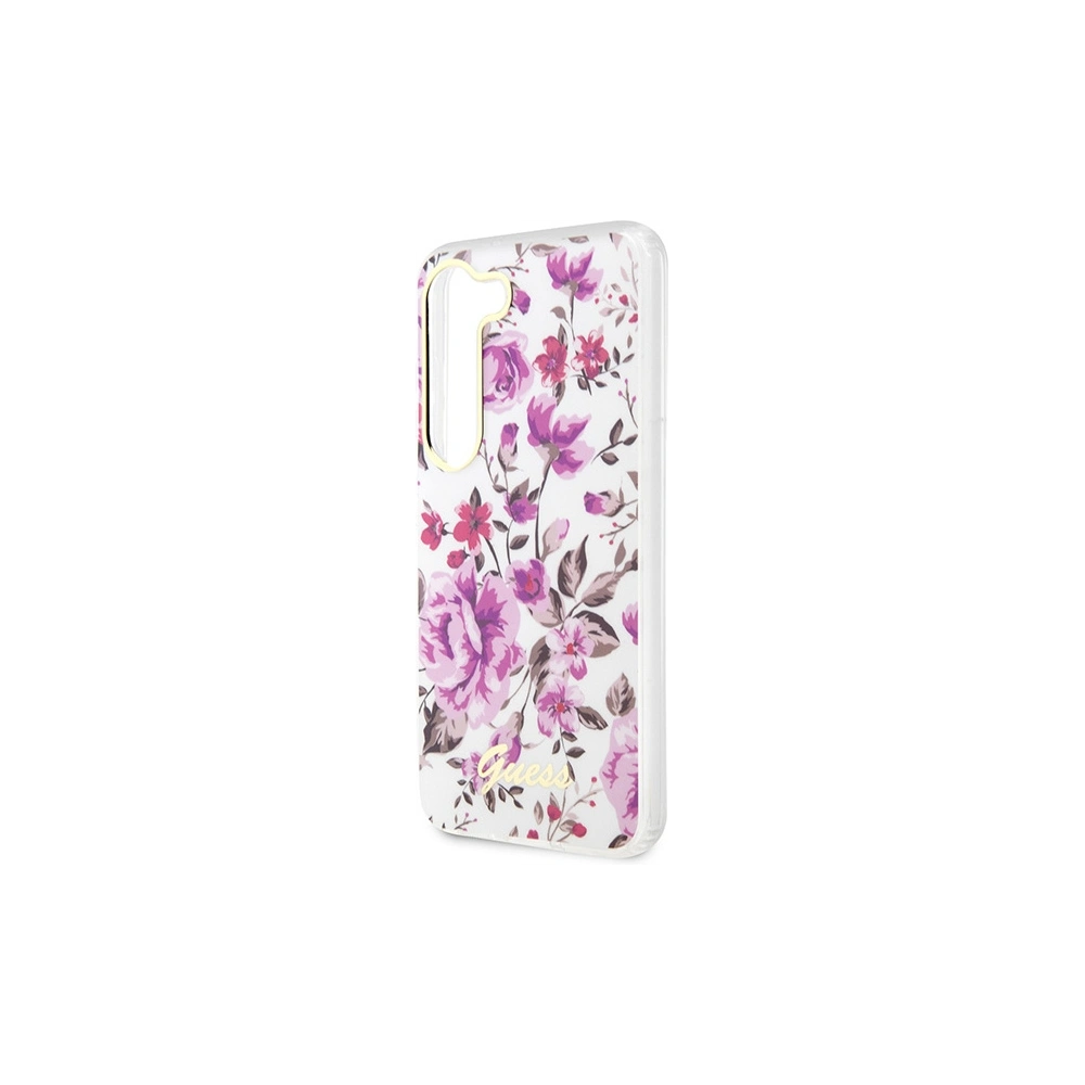Hurtownia GSM - Etui Guess GUHCS23SHCFWST Samsung Galaxy S23 alb/white hardcase Colecția Flori - GUE2420 - {ean13} - Hurt