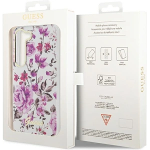 Hurtownia GSM - Etui Guess GUHCS23SHCFWST Samsung Galaxy S23 fehér/white hardcase Flower Collection - GUE2420 - {ean13} - Hurt
