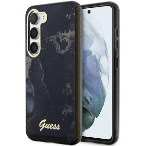 Hurtownia GSM - Etui Guess GUHCS23SHTMRSK Samsung Galaxy S23 negru/black hardcase Golden Marble Collection - GUE2421 - {ean13} - Hurt