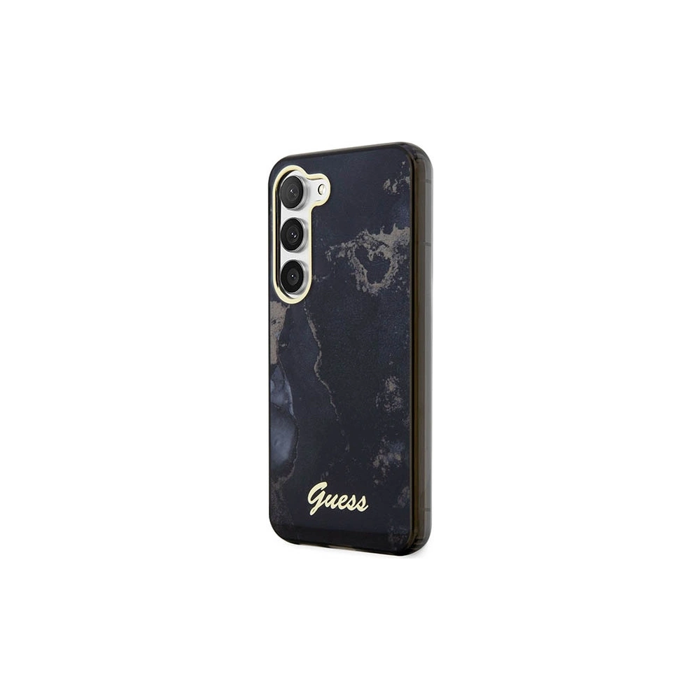 Hurtownia GSM - Etui Guess GUHCS23SHTMRSK Samsung Galaxy S23 negru/black hardcase Golden Marble Collection - GUE2421 - {ean13} - Hurt