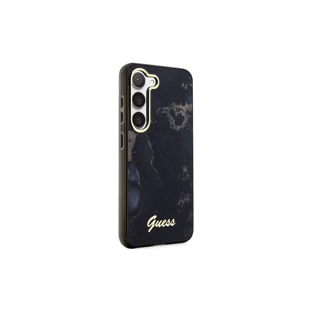 Hurtownia GSM - Etui Guess GUHCS23SHTMRSK Samsung Galaxy S23 negru/black hardcase Golden Marble Collection - GUE2421 - {ean13} - Hurt