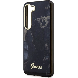 Hurtownia GSM - Etui Guess GUHCS23SHTMRSK Samsung Galaxy S23 fekete/black hardcase Golden Marble Collection - GUE2421 - {ean13} - Hurt