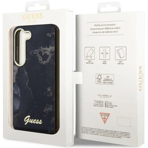 Hurtownia GSM - Etui Guess GUHCS23SHTMRSK Samsung Galaxy S23 fekete/black hardcase Golden Marble Collection - GUE2421 - {ean13} - Hurt
