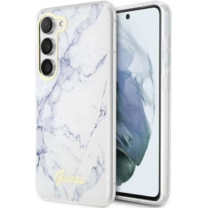 Hurtownia GSM - Etui Guess GUHCS23SPCUMAH Samsung Galaxy S23 alb/biały hardcase Marble - GUE2422 - {ean13} - Hurt