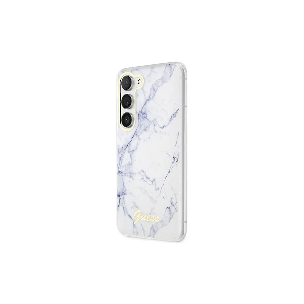 Hurtownia GSM - Etui Guess GUHCS23SPCUMAH Samsung Galaxy S23 alb/biały hardcase Marble - GUE2422 - {ean13} - Hurt
