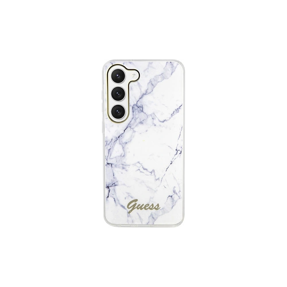 Hurtownia GSM - Etui Guess GUHCS23SPCUMAH Samsung Galaxy S23 alb/biały hardcase Marble - GUE2422 - {ean13} - Hurt