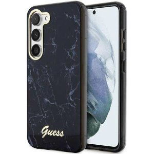 Hurtownia GSM - Etui Guess GUHCS23SPCUMAK Samsung Galaxy S23 negru/black hardcase Marble - GUE2423 - {ean13} - Hurt