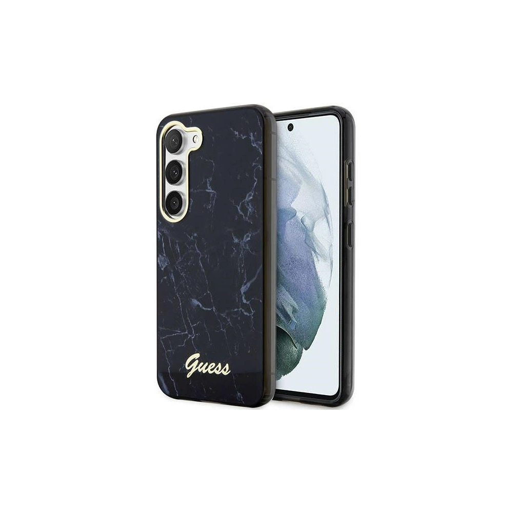 Hurtownia GSM - Etui Guess GUHCS23SPCUMAK Samsung Galaxy S23 fekete/black kemény tok Marble - GUE2423 - {ean13} - Hurt