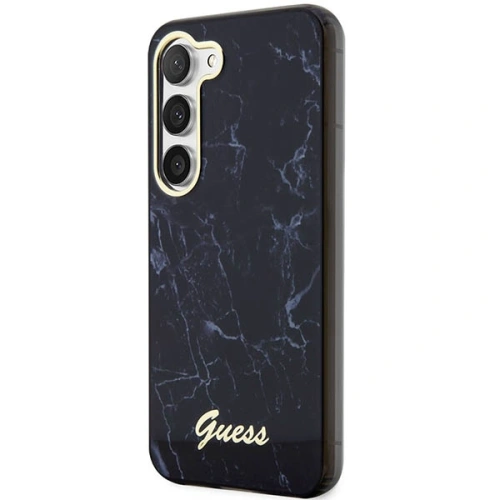 Etui Guess GUHCS23SPCUMAK Samsung Galaxy S23 czarny/black hardcase Marble