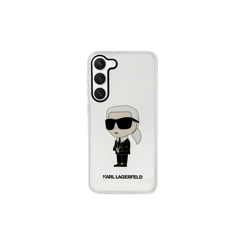 Hurtownia GSM - Etui Karl Lagerfeld KLHCS23SHNIKTCT Samsung Galaxy S23 carcasă transparentă hardcase Ikonik Etui Karl Lagerfeld - KLD1496 - {ean13} - Hurt