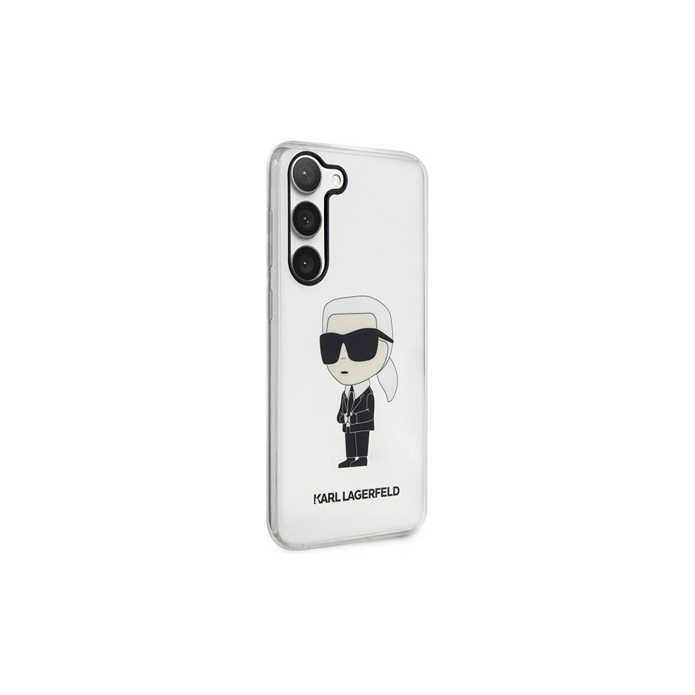 Hurtownia GSM - Etui Karl Lagerfeld KLHCS23SHNIKTCT Samsung Galaxy S23 átlátszó kemény tok Ikonik Etui Karl Lagerfeld - KLD1496 - {ean13} - Hurt