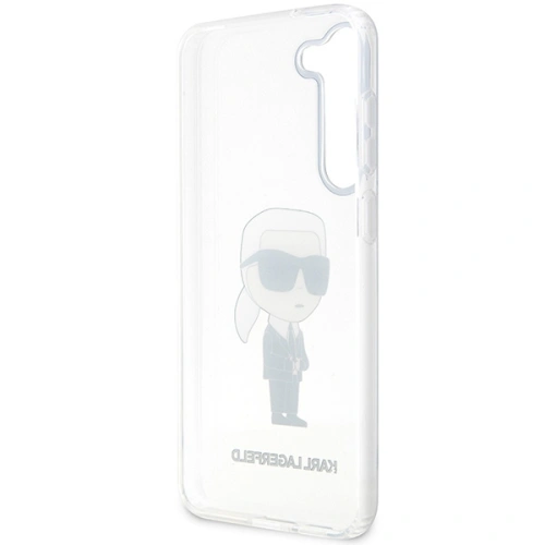 Etui Karl Lagerfeld KLHCS23SHNIKTCT Samsung Galaxy S23 transparent hardcase Ikonik Etui Karl Lagerfeld