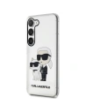 Hurtownia GSM - Etui Karl Lagerfeld KLHCS23SHNKCTGT Samsung Galaxy S23 átlátszó keménytok Gliter Etui Karl&Choupette - KLD1497 - {ean13} - Hurt
