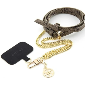Pasek Guess GUUC4MG4EW Universal CBDY strap brązowy/brown 4G Chain