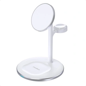 Hurtownia GSM - Încărcător wireless Choetech T585-F 15W cu suport 2w1 (alb) - CHT37 - {ean13} - Hurt