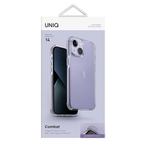 Etui UNIQ Combat Apple iPhone 14 fialový/lilac lavender