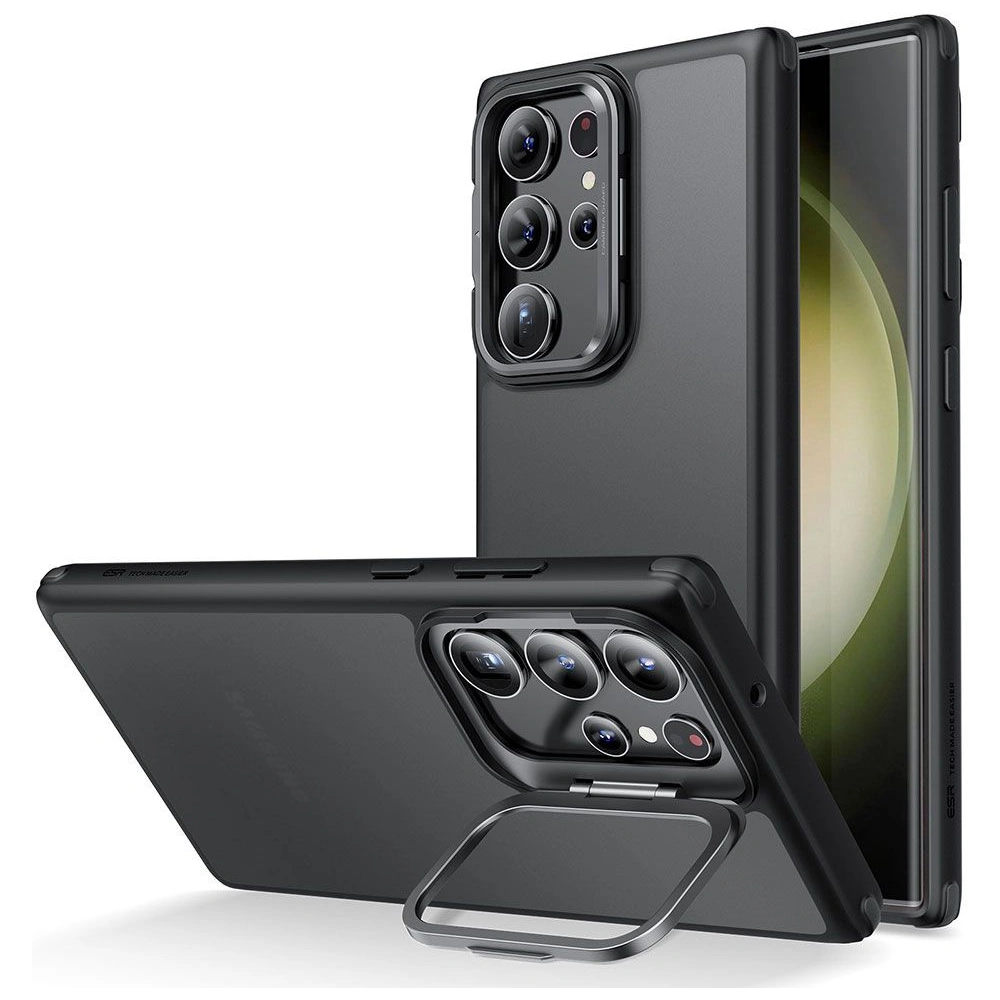 Hurtownia GSM - Etui ESR Classic Kickstand Samsung Galaxy S23 Ultra Negru Înghețat - ESR658 - {ean13} - Hurt