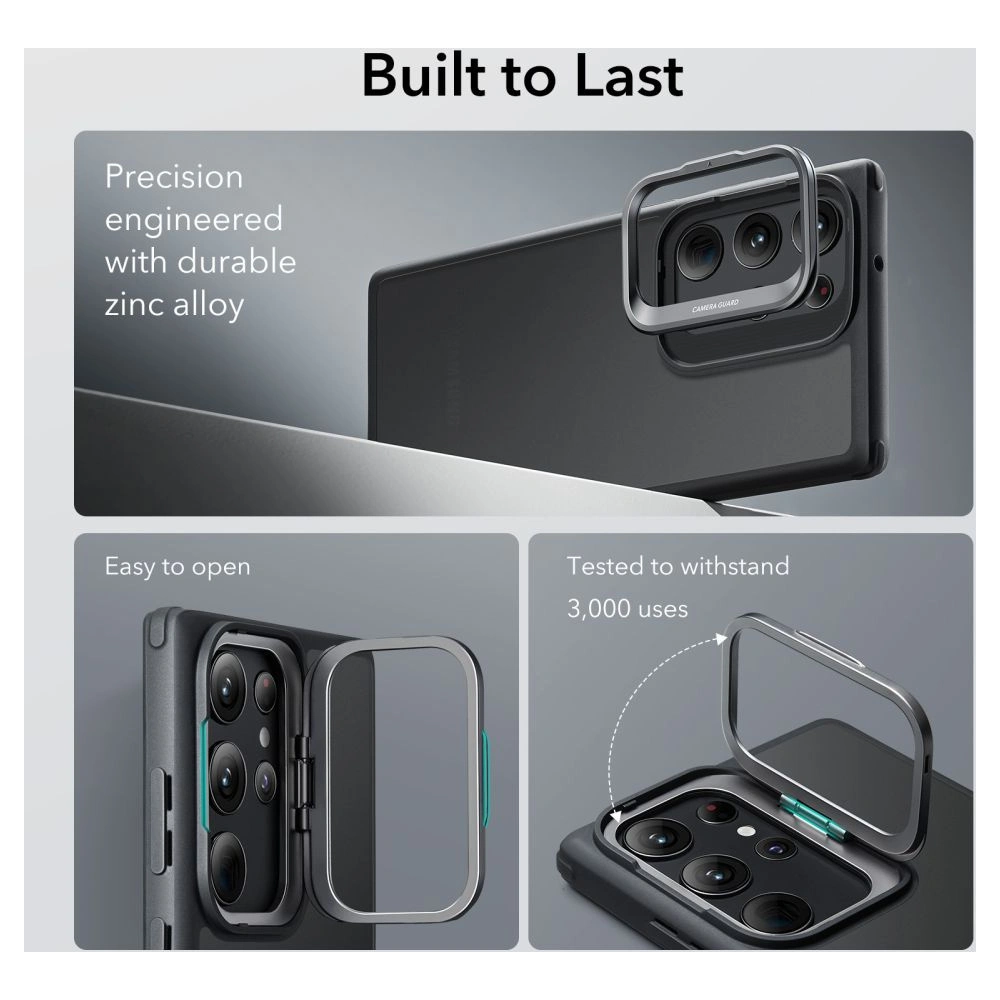 Hurtownia GSM - Etui ESR Classic Kickstand Samsung Galaxy S23 Ultra Negru Înghețat - ESR658 - {ean13} - Hurt
