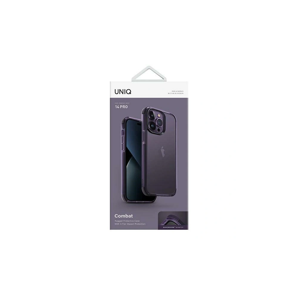 Hurtownia GSM - Etui UNIQ Combat Apple iPhone 14 Pro purpurowy/fig purple - UNIQ854 - {ean13} - Hurt