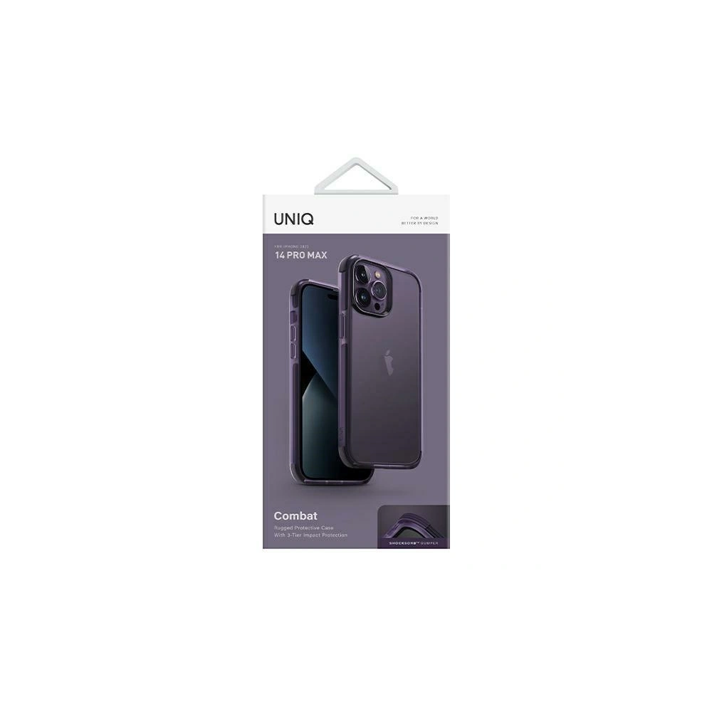 Hurtownia GSM - Etui UNIQ Combat Apple iPhone 14 Pro Max lila/fig purple - UNIQ855 - {ean13} - Hurt