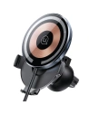 Upevnění do auta s bezdrátovou nabíječkou USAMS US-CD164 15W 2w1 Magnetic Air Vent transparentní