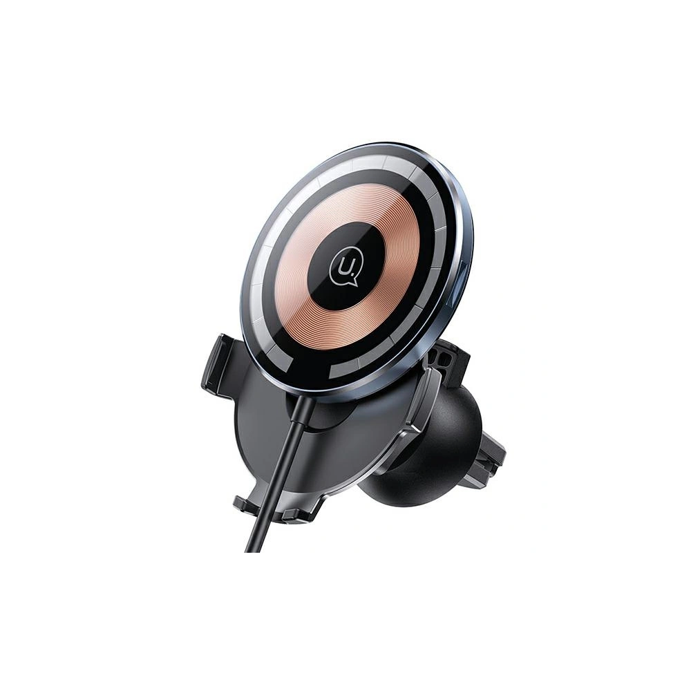 Hurtownia GSM - Uchwyt auto cu încărcător wireless USAMS US-CD164 15W 2w1 Magnetic pentru ventilația aerului transparent - USA879 - {ean13} - Hurt