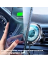 Hurtownia GSM - Uchwyt samochodowy z ładowarką bezprzewodową USAMS US-CD164 15W 2w1 Magnetic Air Vent transparent - USA879 - {ean13} - Hurt