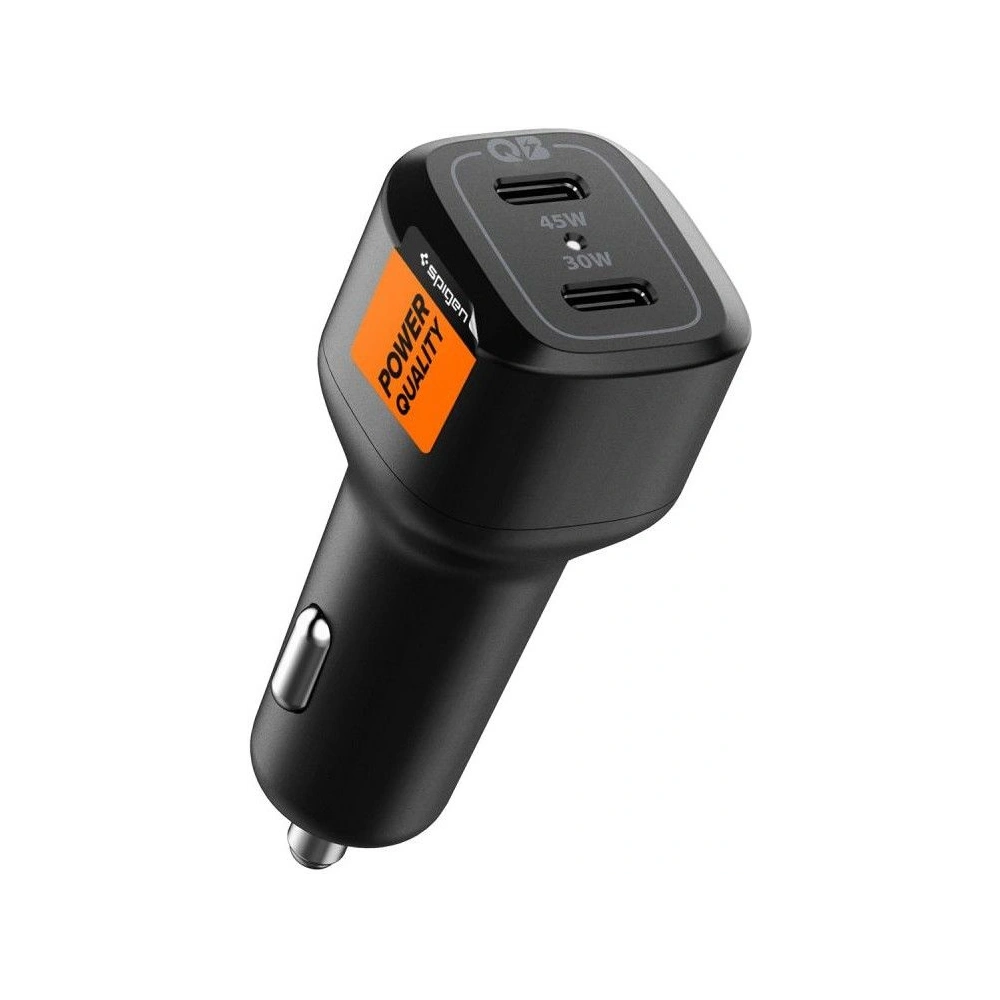 Hurtownia GSM - Auto-Ladegerät Spigen PC2200 Arcstation 2-Port Auto-Ladegerät PD 75W Schwarz - SPN2764 - {ean13} - Hurt