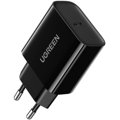Ugreen Distributor - 6957303811915 - UGR1438 - Ugreen USB wall charger Type C 20W Power Delivery black (10191) - B2B homescreen