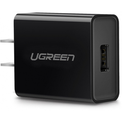 Ugreen Distributor - 6957303871650 - UGR1439 - Ugreen UK wall charger (United Kingdom) USB-A QC3.0 18W black (CD122) - B2B homescreen
