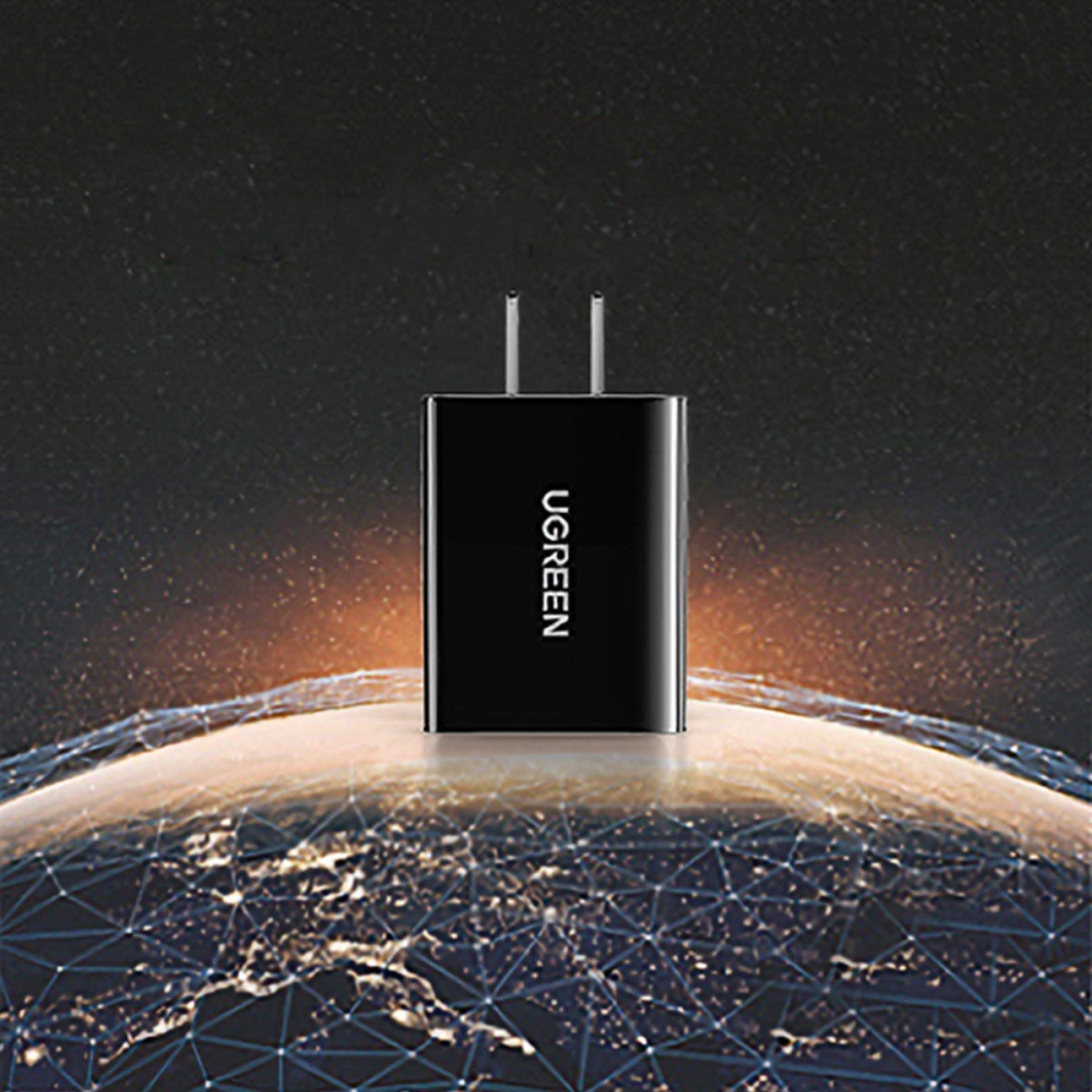 Hurtownia GSM - Încărcător de rețea Ugreen UK (Marea Britanie) USB-A QC3.0 18W negru (CD122) - UGR1439 - {ean13} - Hurt