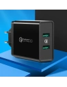 Hurtownia GSM - Ładowarka Sieciowa Ugreen 2xUSB-A 36W QC3.0 czarna (CD161) - UGR1440 - {ean13} - Hurt