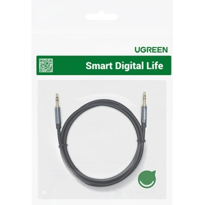 Hurtownia GSM - AUX audio kábel Ugreen sarok minijack 3,5 mm 2m kék (AV112) - UGR1441 - {ean13} - Hurt