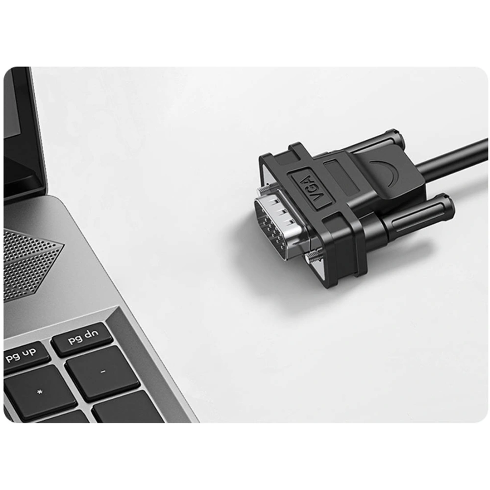Hurtownia GSM - Cablul adaptor VGA Ugreen (bărbătesc) - HDMI (femelă) 0.15m negru (CM513) - UGR1443 - {ean13} - Hurt