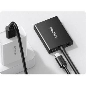 Hurtownia GSM - Kabel Adapter VGA Ugreen (männlich) - HDMI (weiblich) 0.15m schwarz (CM513) - UGR1443 - {ean13} - Hurt