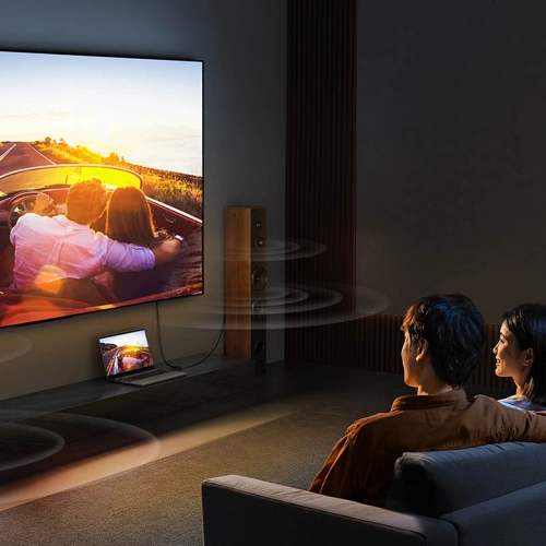 Kabel przewód adapter VGA Ugreen (męski) - HDMI (żeński) 0.15m czarny (CM513)